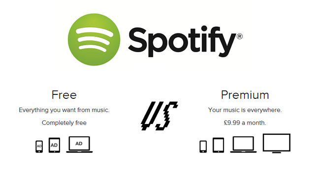 Spotify Premium apk vs spotify Free