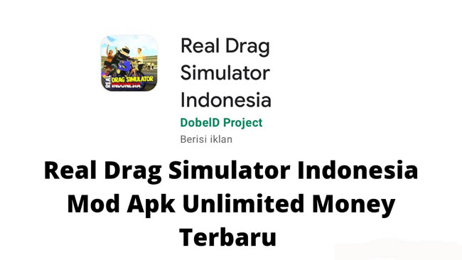 Cara install Real Drag simulator mod apk