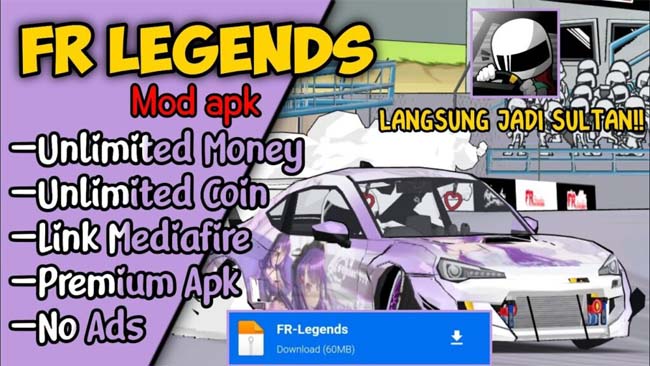 Fitur FR Legends Mod Apk