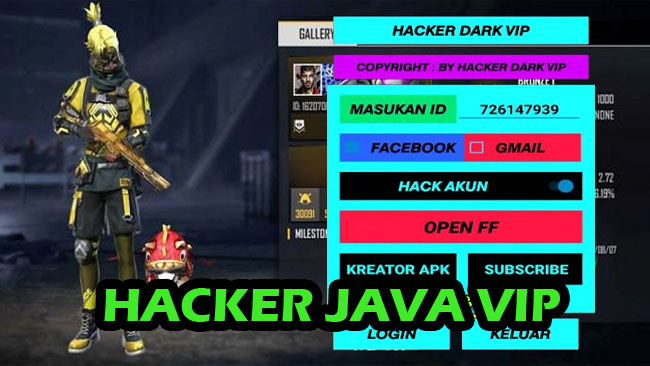 Hacker Java VIP Apk Hack Akun Sultan FF Terbaru 2022 Work