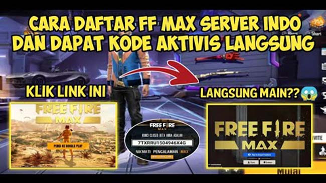 Cara Registrasi FF Max Apk Server Indonesia