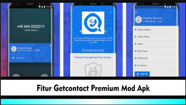 Fitur Getcontact Mod Premium