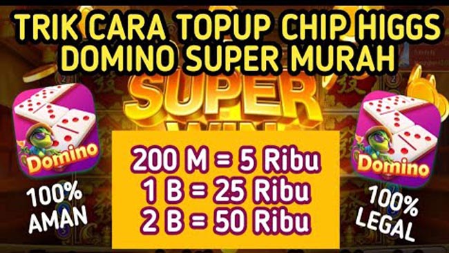 10+ Cara Top Up Chip Higgs Domino Via Pulsa Telkomsel & DANA