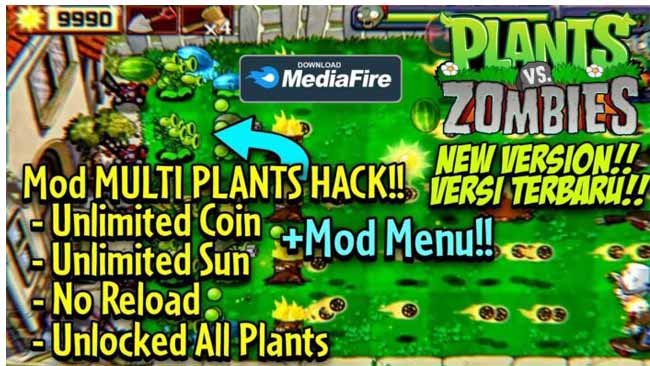 Fitur Plants Vs Zombie Mod Apk Terbaru