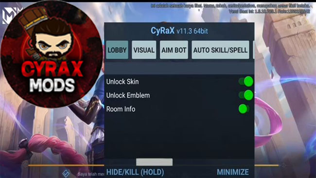 Download Cyrax Mod ML Latest Version Unlock All Skin 2023