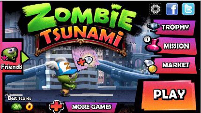 Gameplay Zombie Tsunami Apk